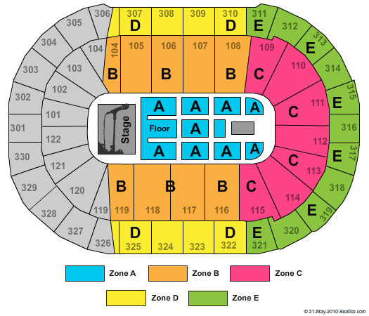 Rogers Arena Star Wars Zone Seating Chart